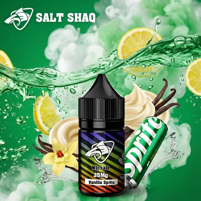 Salt Shaq 鯊克煙油 香草雪碧 (Vanilla Lemon Soda) - 30ml 雪碧味 經典飲料