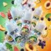 自拍星期天煙油 7 Daze 商品圖，呈現蘋果冰沙與熱帶水果冰感調性